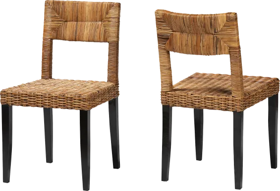 Lilacwood Brown Side Chair, Set of 2