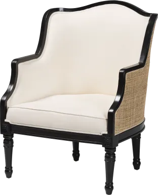 Jenness Black Accent Chair