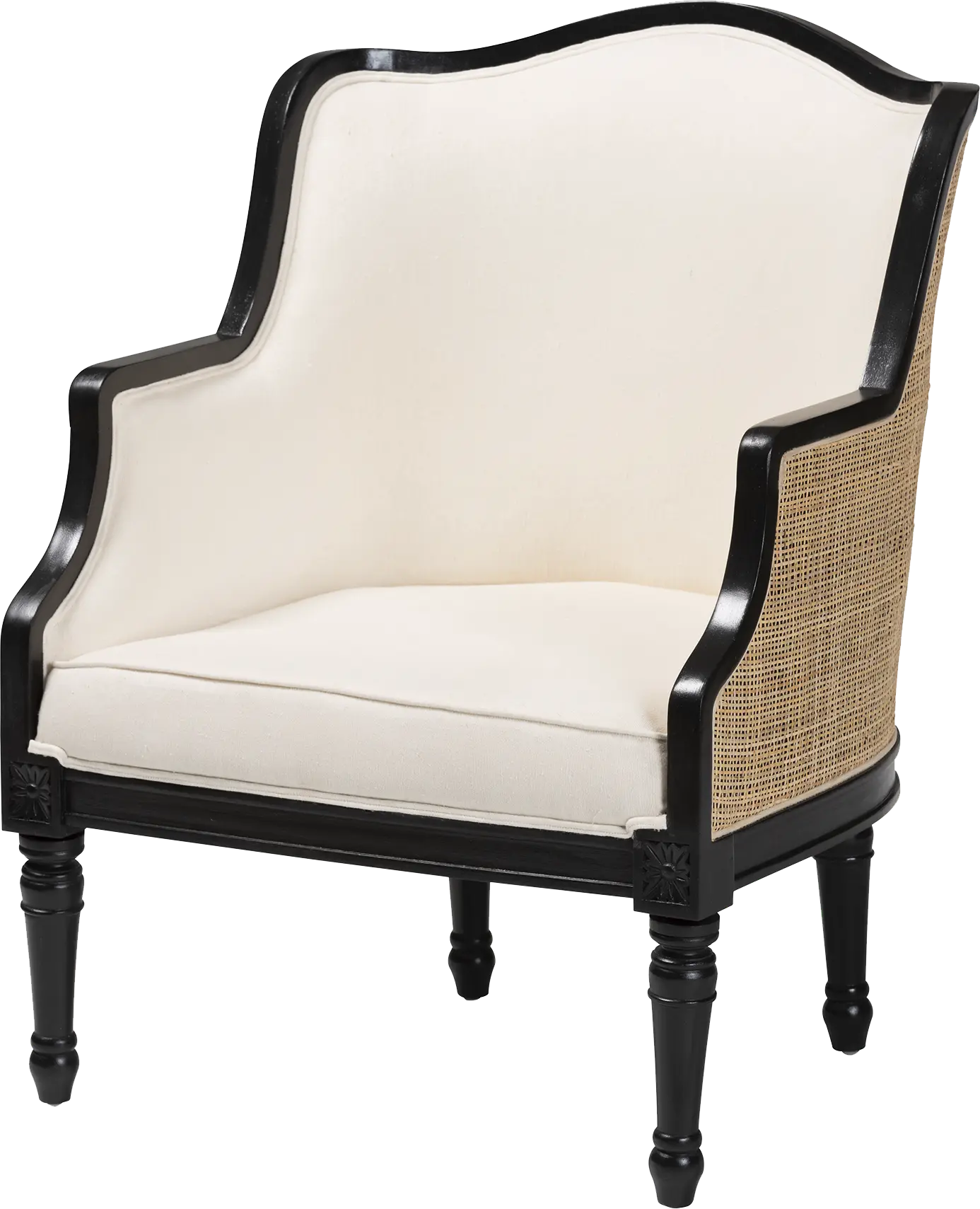 Jenness Black Accent Chair