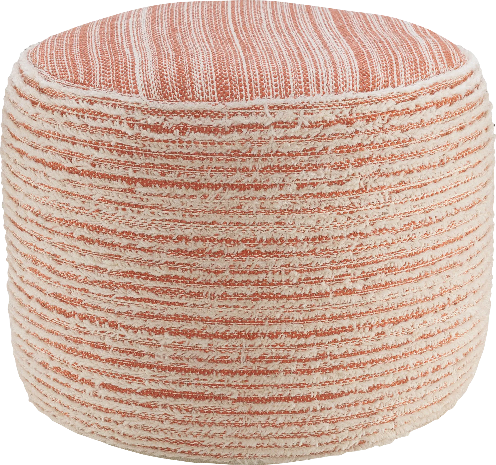 Cinnac Red Pouf - Image 1