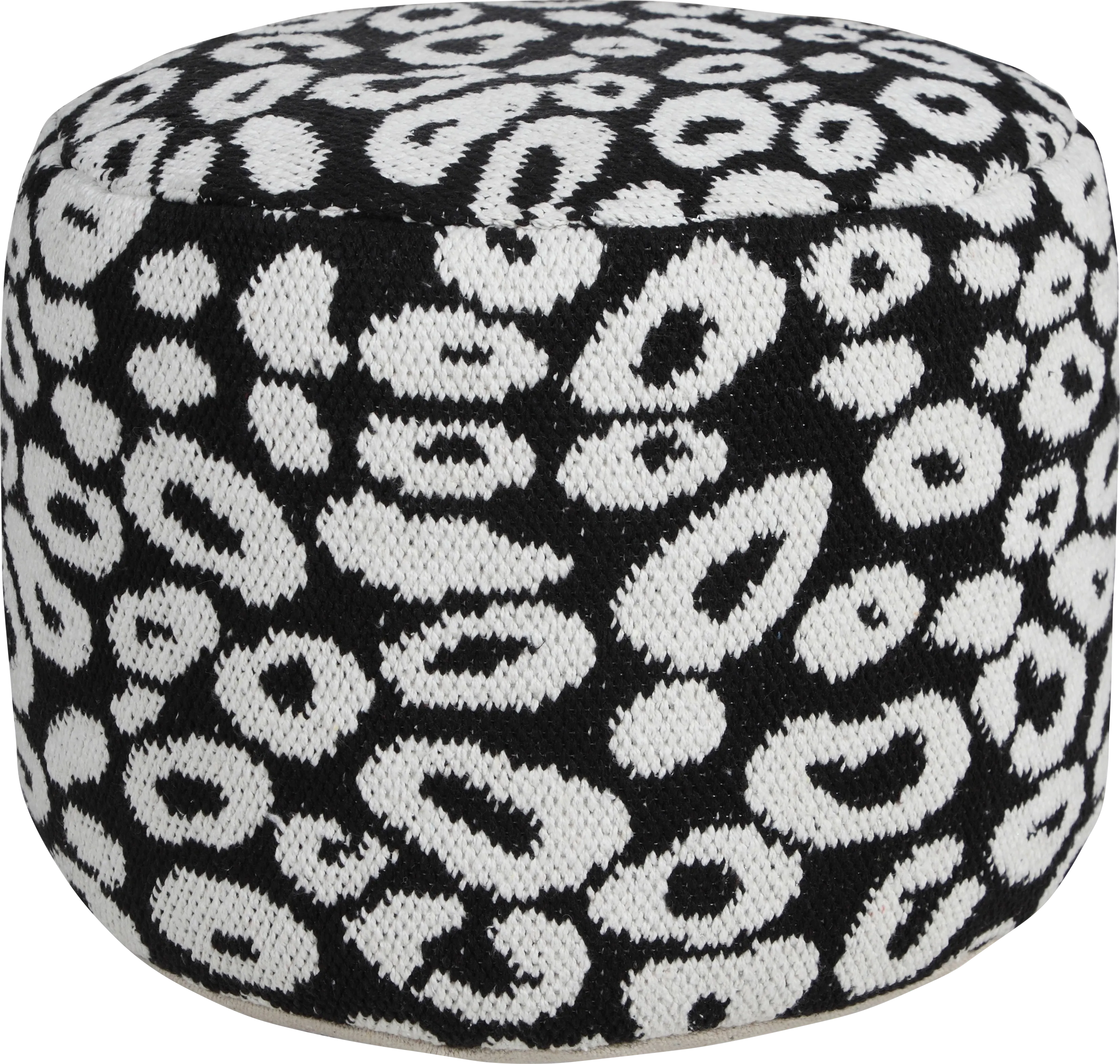 Mocant Black Pouf - Thumbnail - Image 1