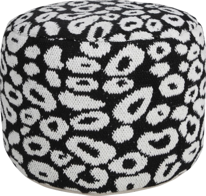Mocant Black Pouf