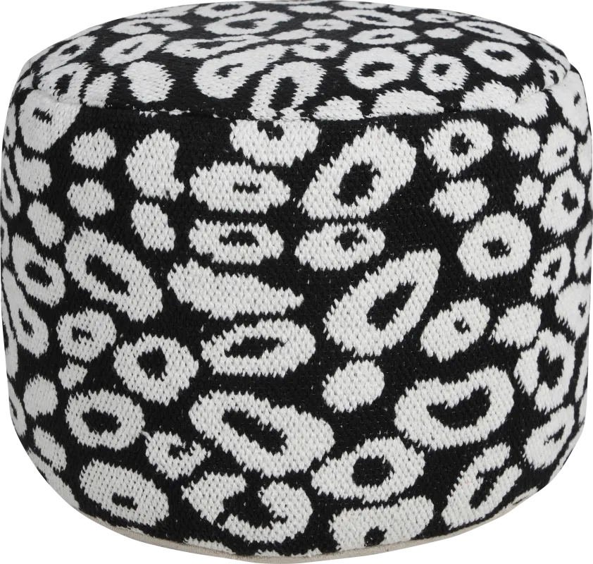 Mocant Black Pouf
