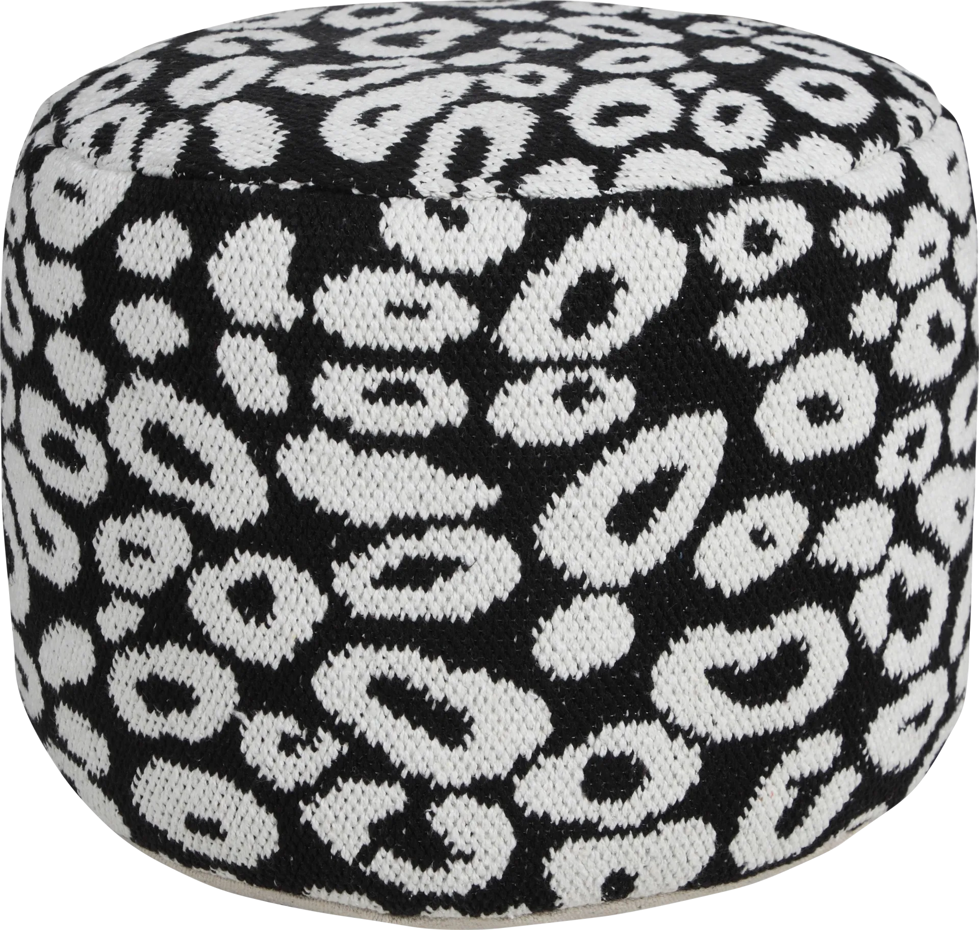 Mocant Black Pouf - Image 1