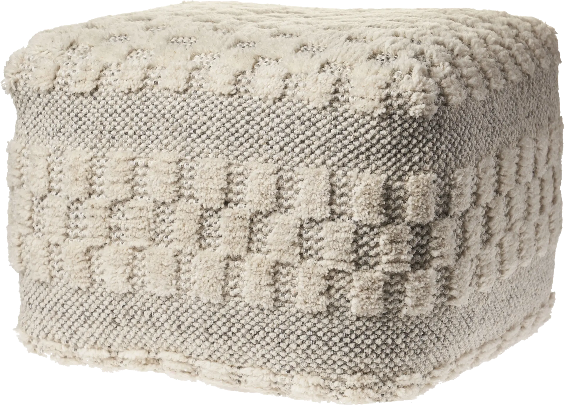 Wesaba Cream Pouf