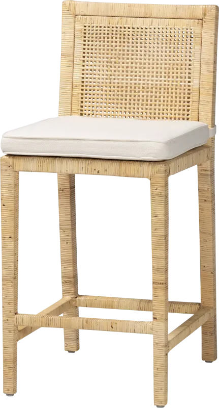 Weehawken Brown Counter Height Stool