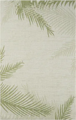 Derall Green 5' x 7' Indoor/Outdoor Rug