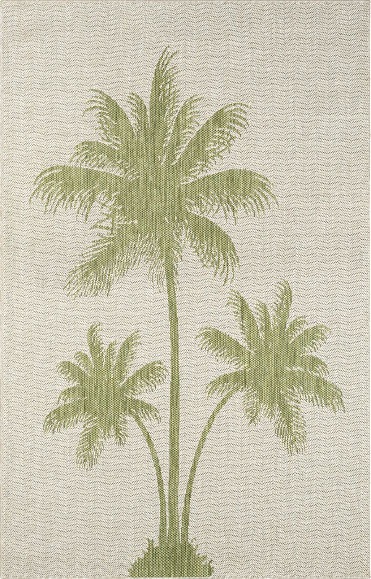 Ashsano Beige/Green 7'9 x 9'9 Indoor/Outdoor Rug - Image 1
