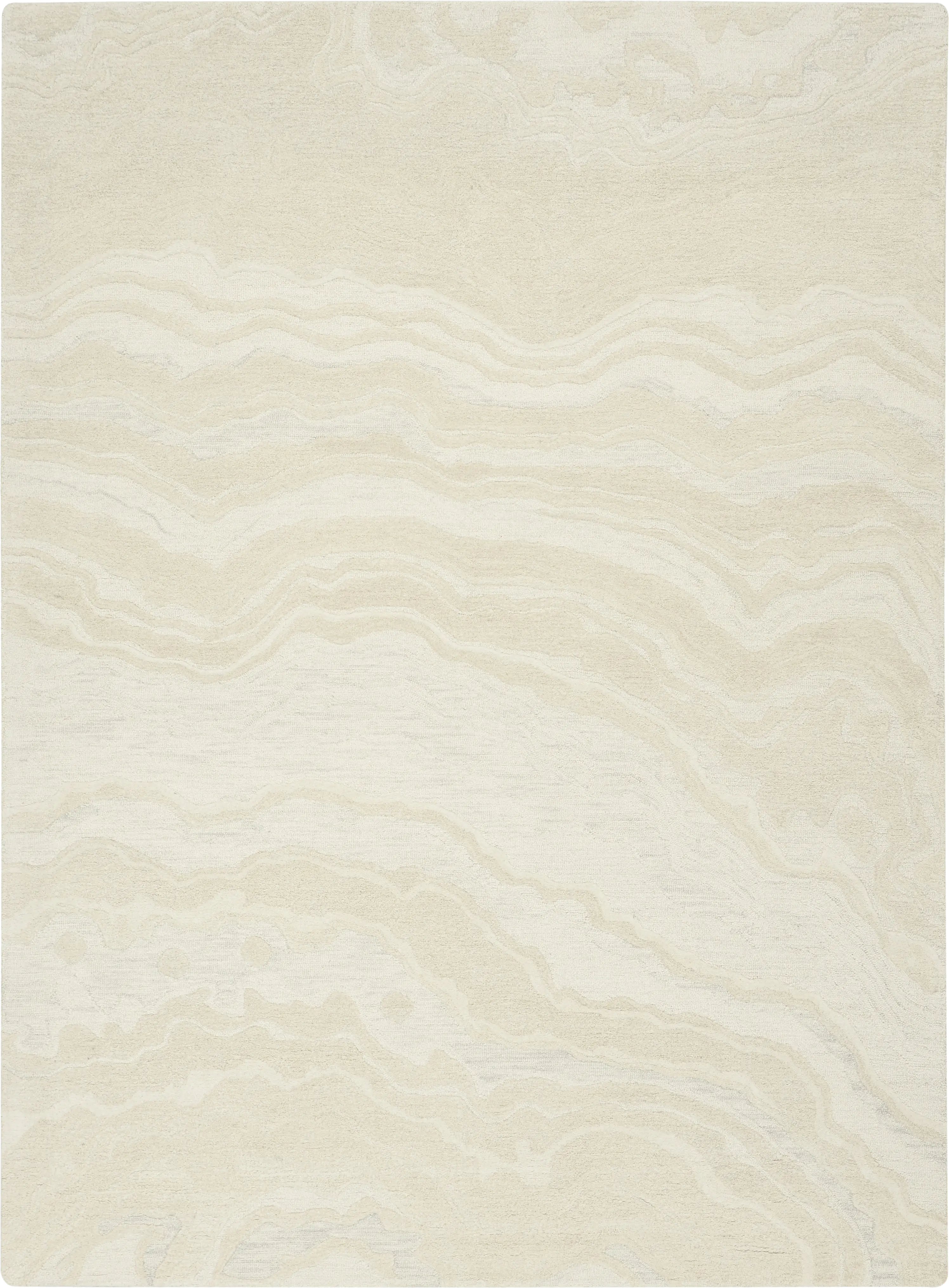 Azalea Beige 8'6 x 11'6 Rug - Thumbnail - Image 1