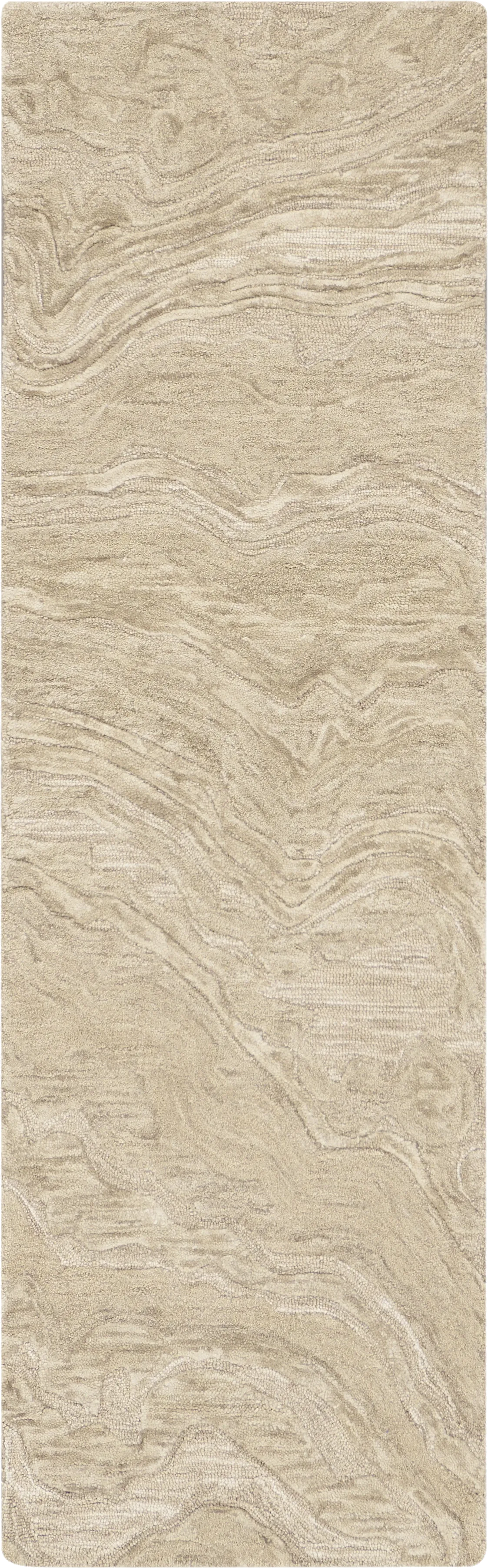 Azalea Taupe 2'3 x 7'6 Rug - Thumbnail - Image 1