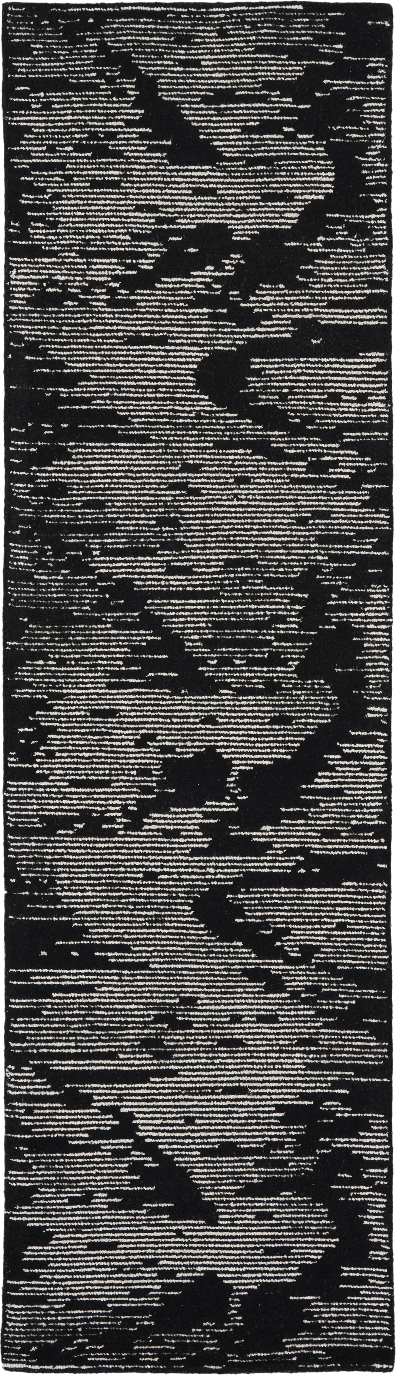 Silver Falls Black 2'2 x 8' Rug - Thumbnail - Image 1