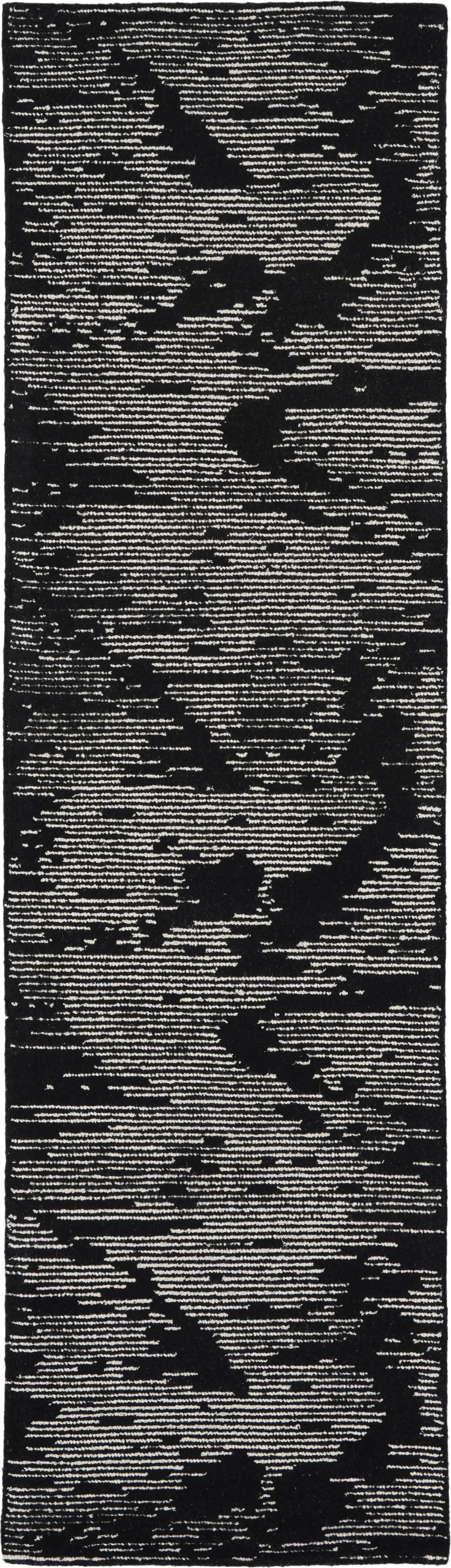 Silver Falls Black 2'2 x 8' Rug