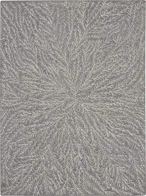 Vista Valley Gray 4' x 6' Rug