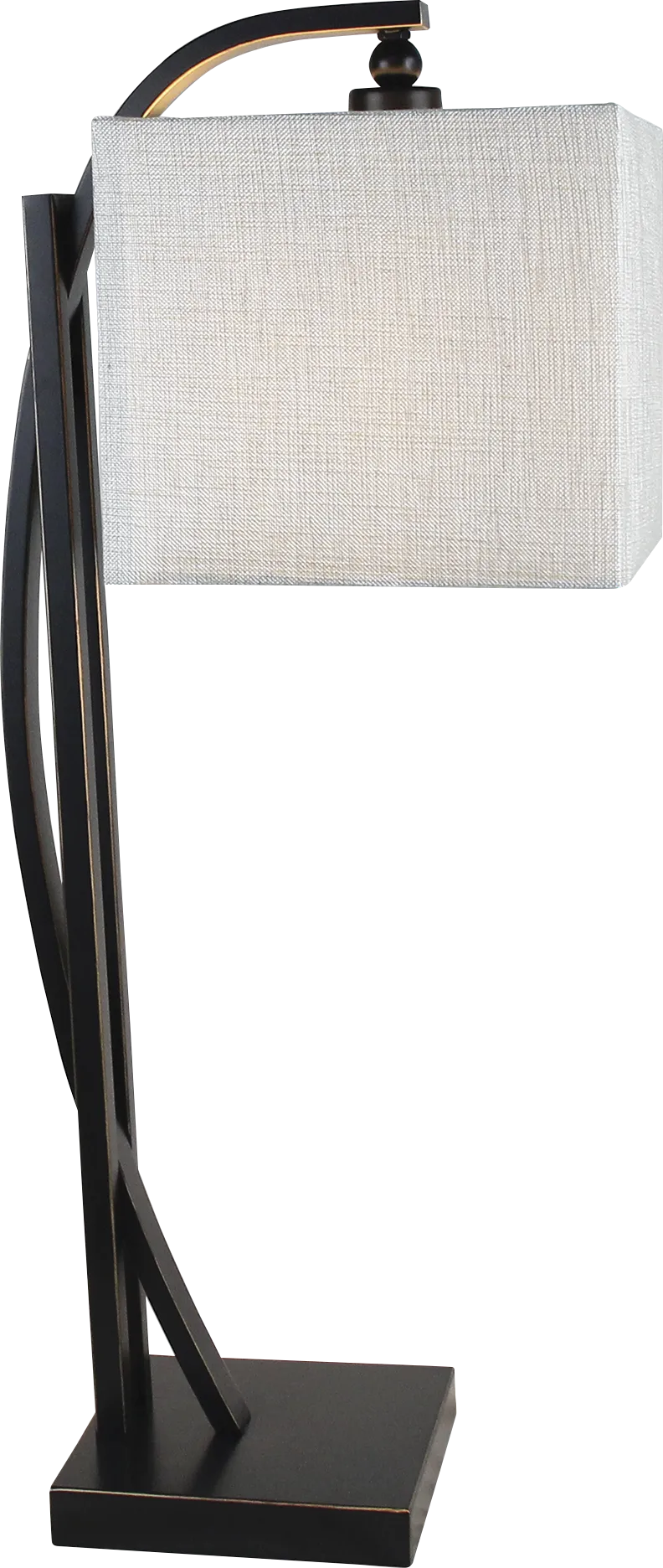 Civic Edge Bronze Table Lamp - Image 1