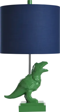 Kids Dinosaurs Decor Green Dinosaur Table Lamp