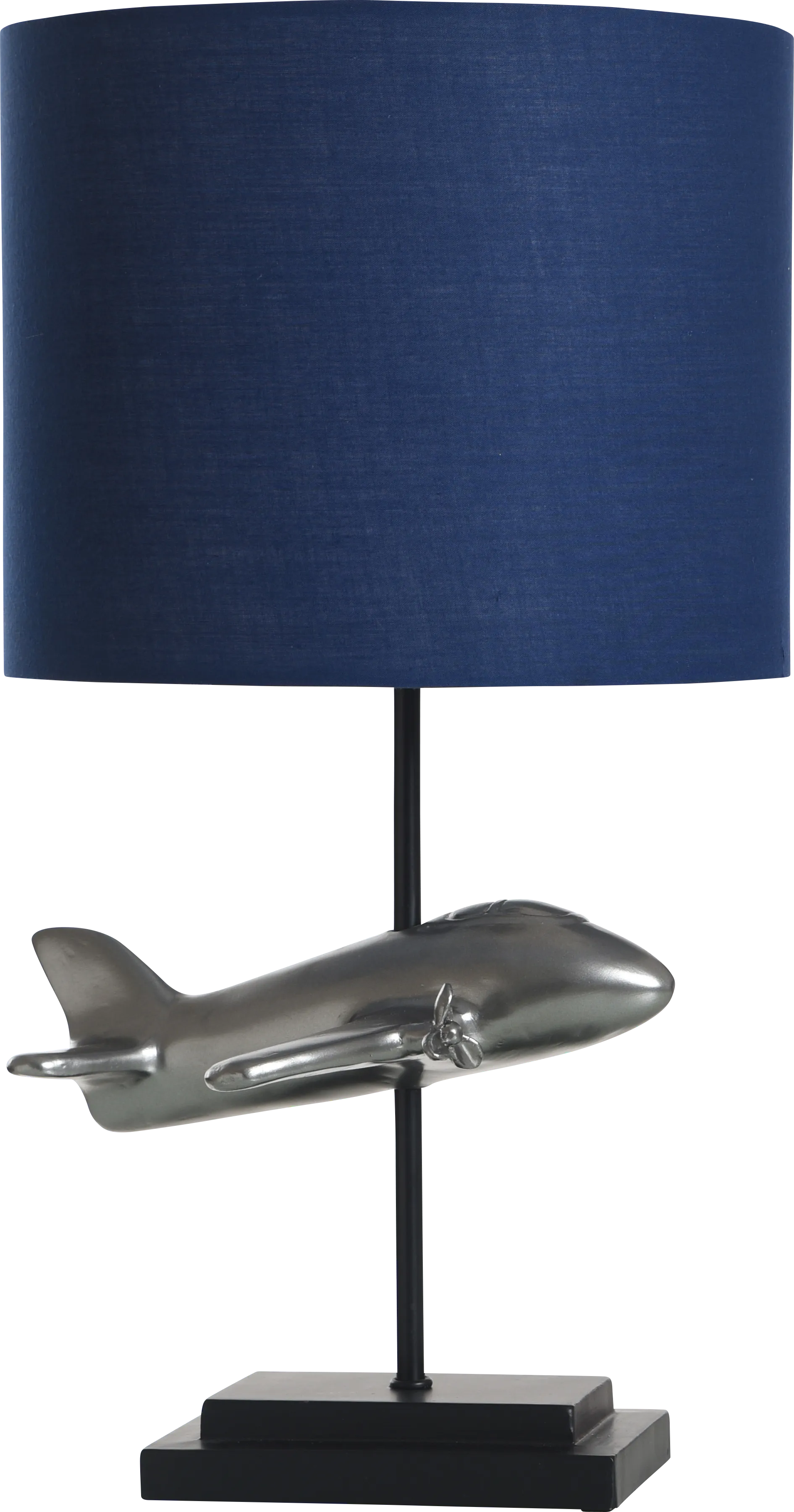 Kids Airplanes Decor Gray Airplane Table Lamp - Thumbnail - Image 1