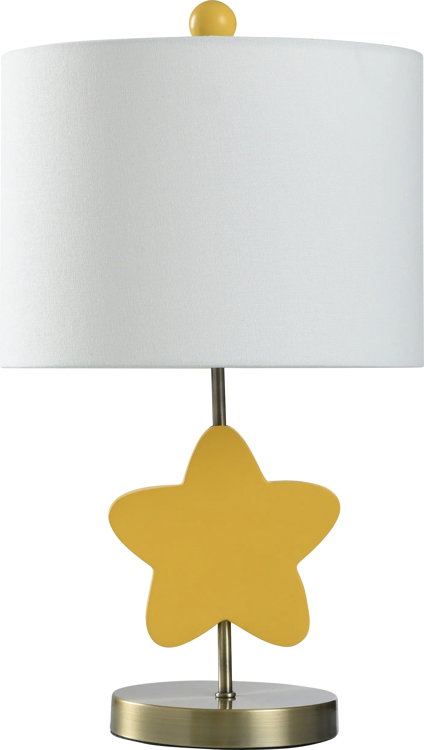 Kids Wish Decor Yellow Gold Star Table Lamp - Thumbnail - Image 1