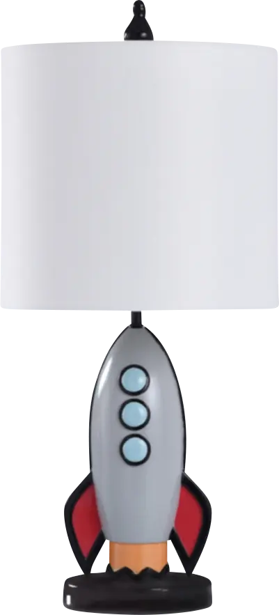 Kids Astronauts Decor Multi Space Shuttle Table Lamp