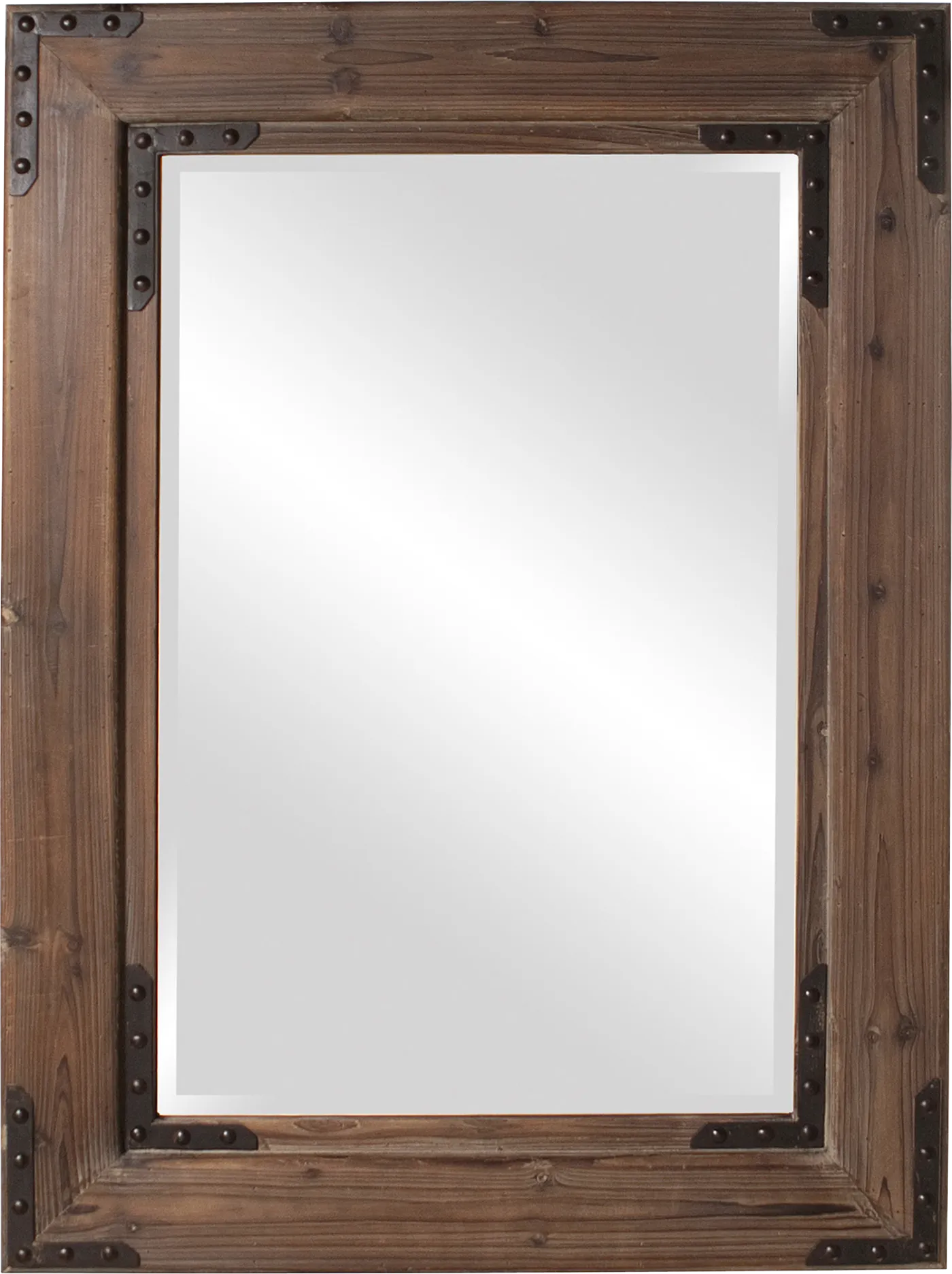 Branud Brown Rectangular Mirror - Image 1