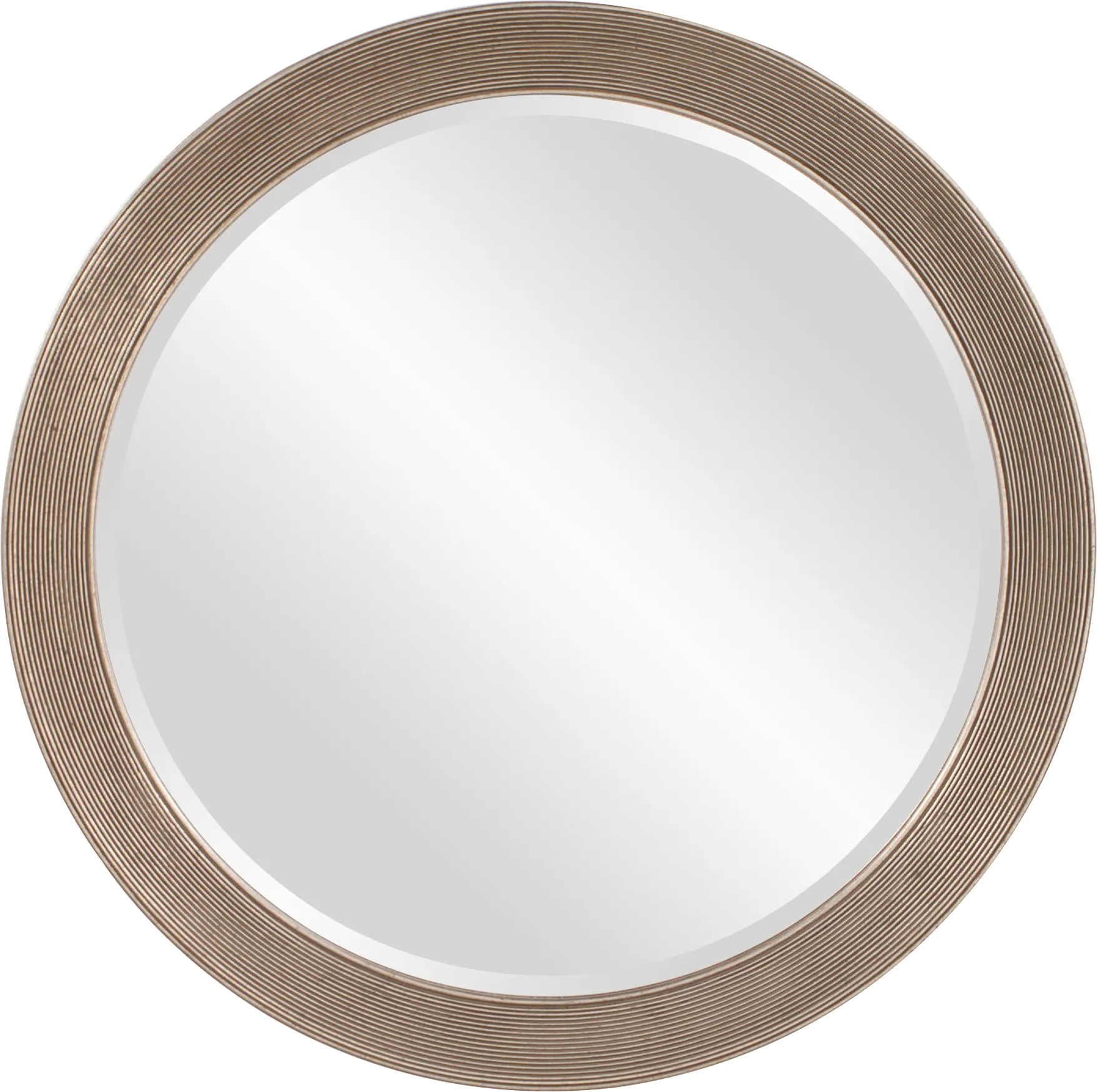 Sayna Silver Round Mirror