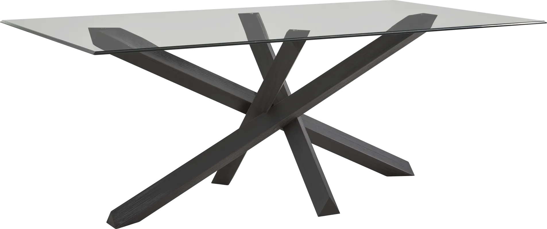 Axia Black 78" Dining Table