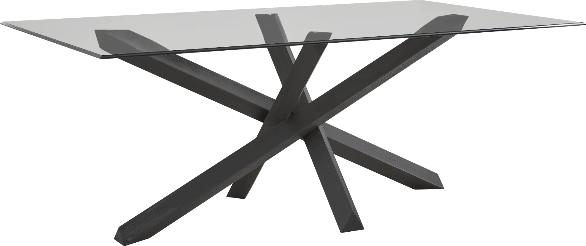 Axia Black 78" Dining Table