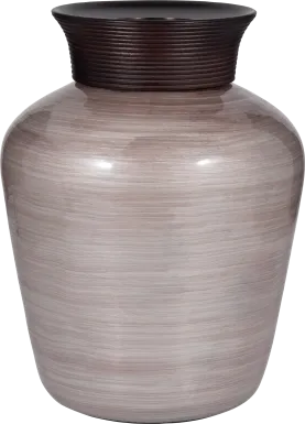 Muskegon Pink 16 in. Glass Vase