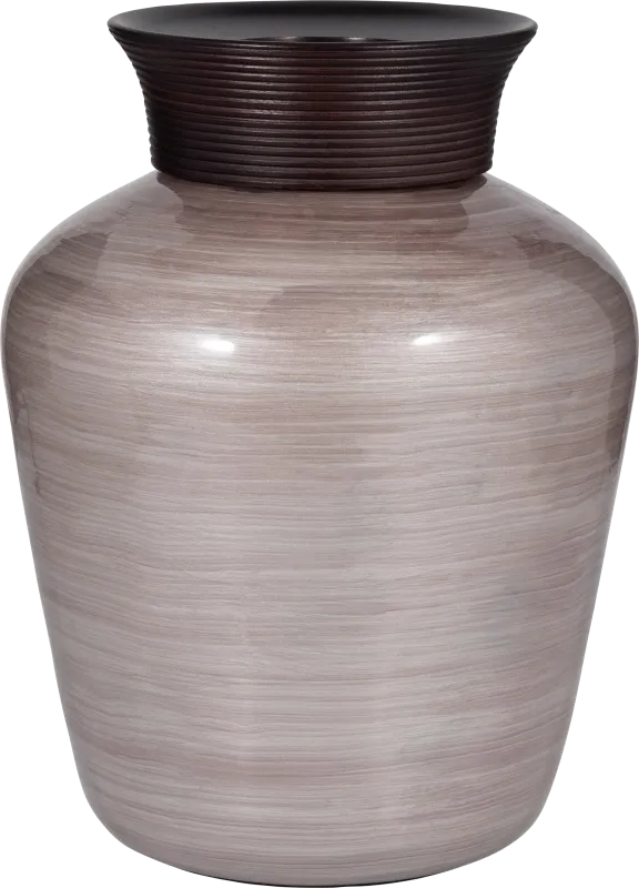 Muskegon Pink 16 in. Glass Vase