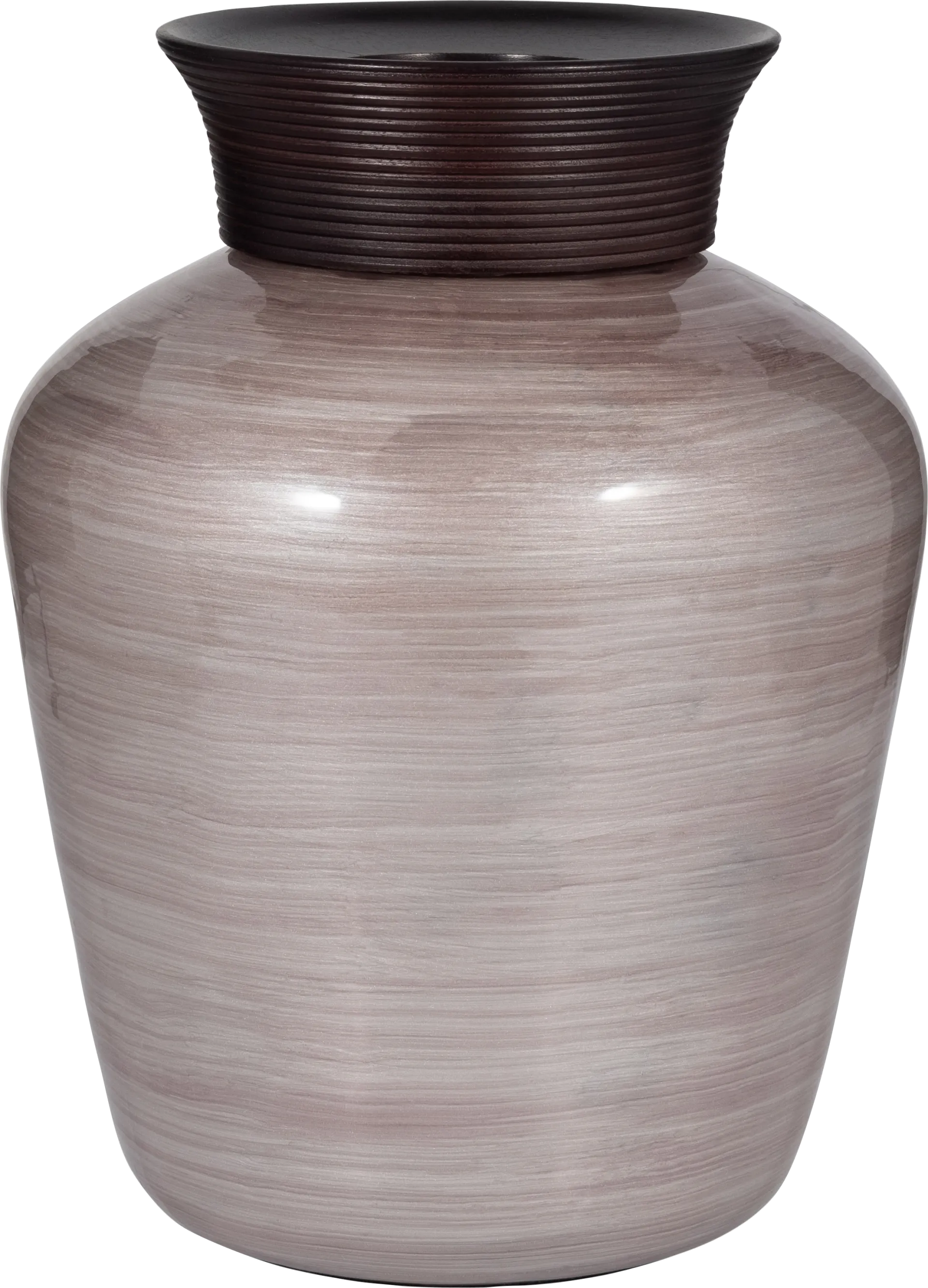 Muskegon Pink 16 in. Glass Vase - Image 1