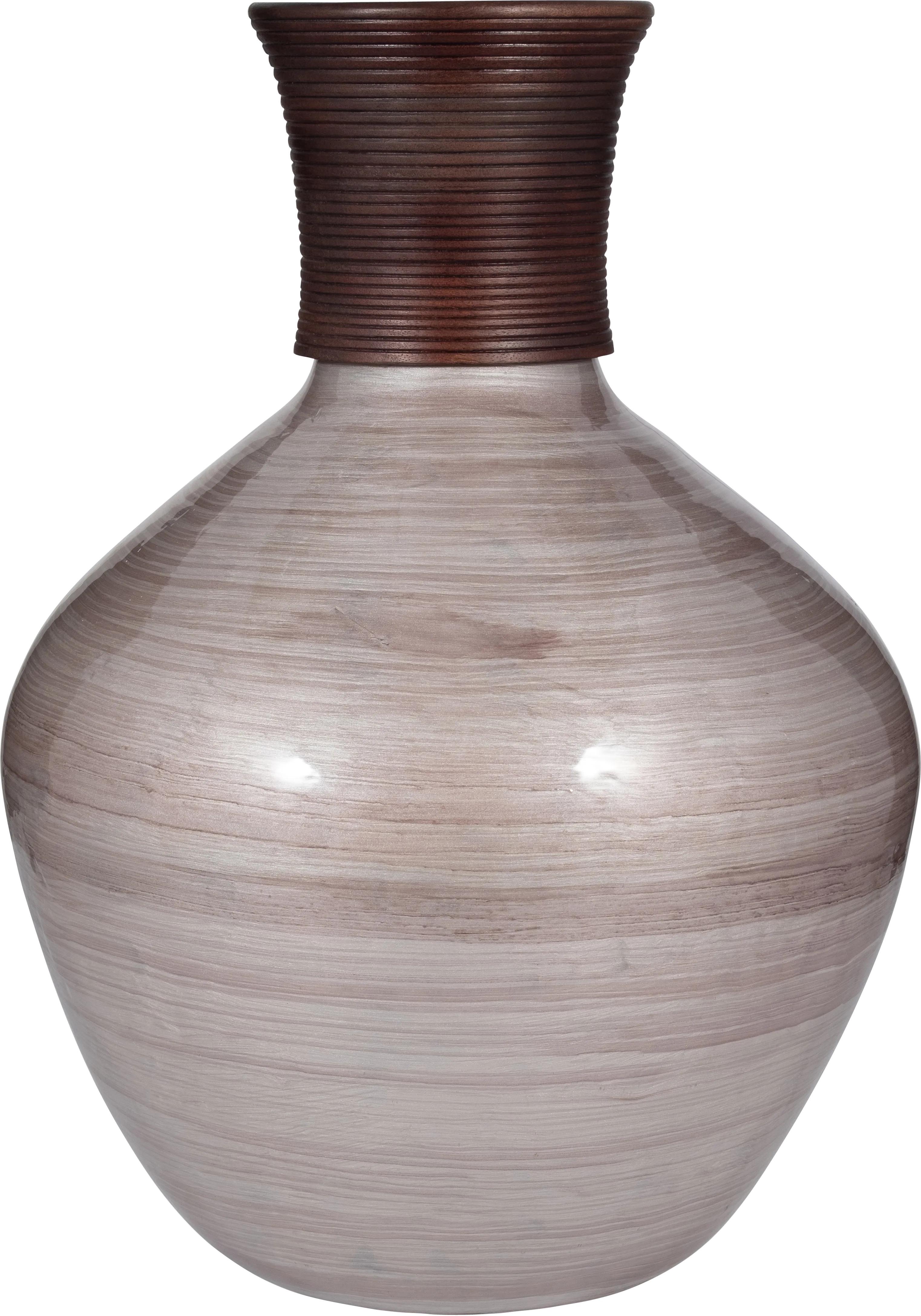 Muskegon Pink 22 in. Glass Vase - Thumbnail - Image 1