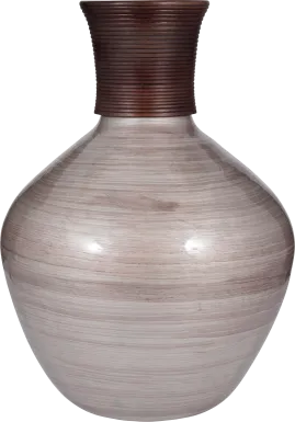 Muskegon Pink 22 in. Glass Vase