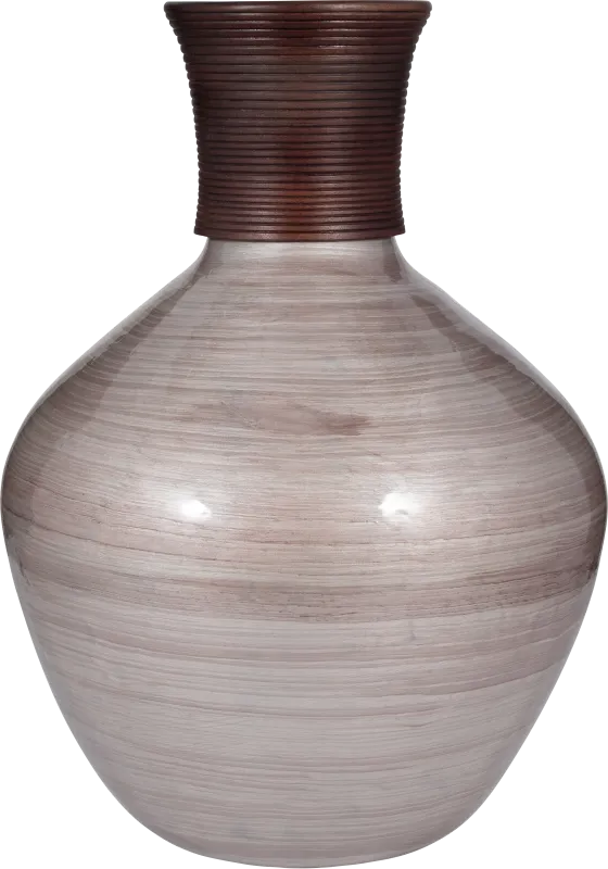 Muskegon Pink 22 in. Glass Vase