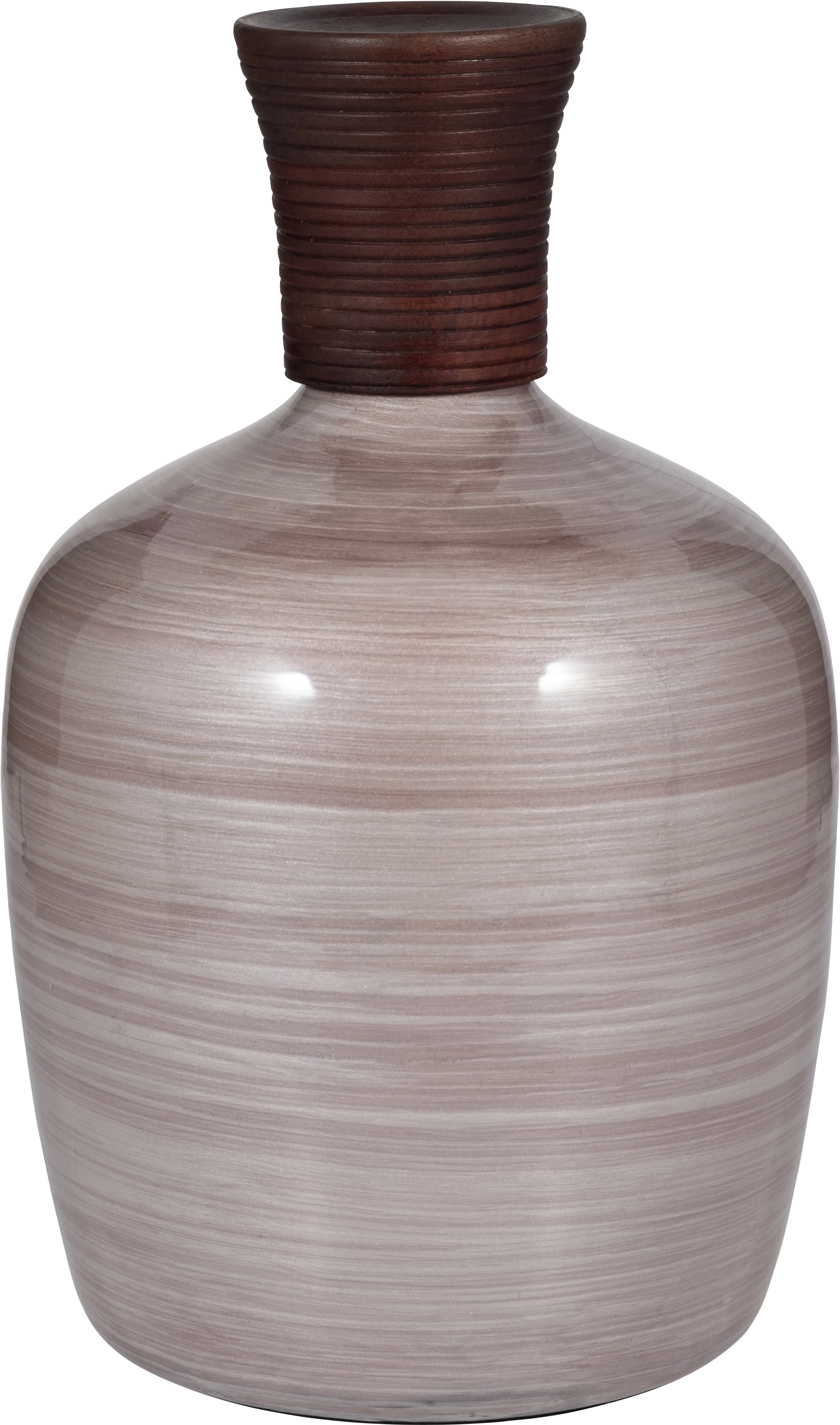 Muskegon Pink 16 in. Glass Vase - Thumbnail - Image 1