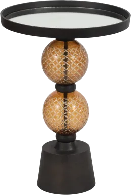 Kernstown Black 22 in. Side Table