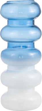 Buffkin Blue 17 in. Vase