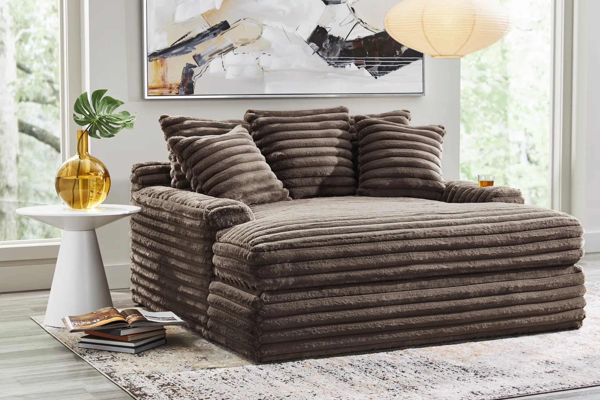 Stratford Brown Chaise - Image 2