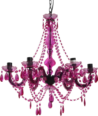 Kids Little Princess Decor Pink Chandelier