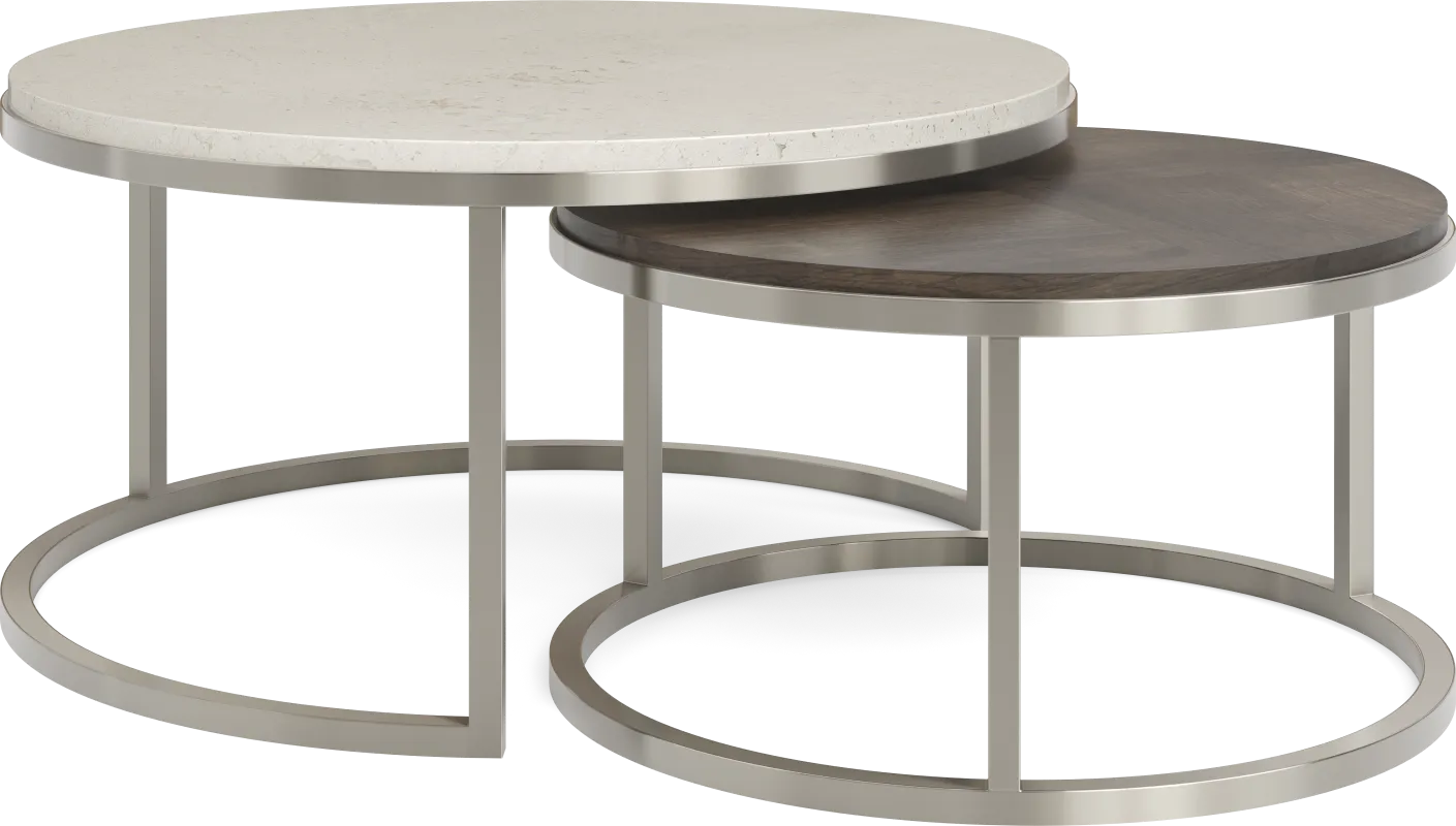 Eldren Tobacco Nesting Cocktail Table