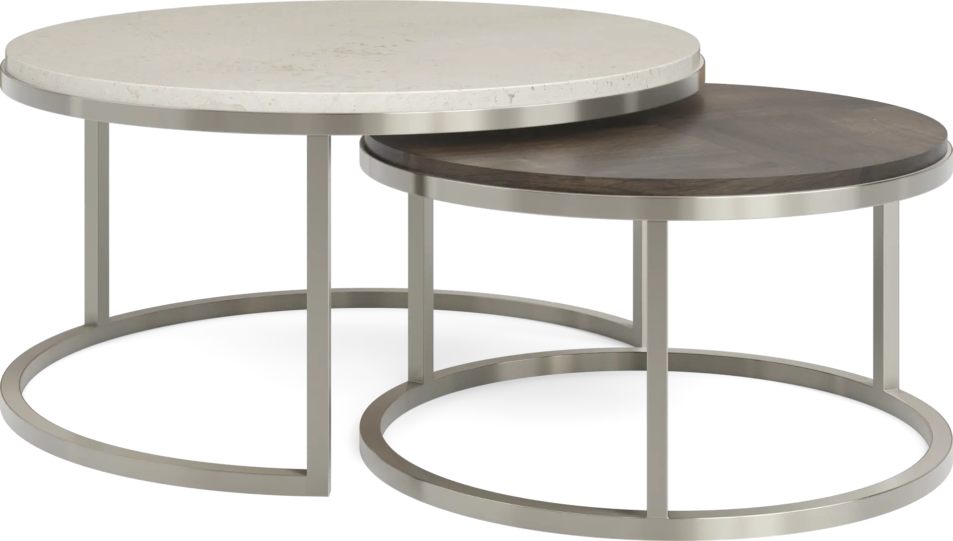 Eldren Tobacco Nesting Cocktail Table