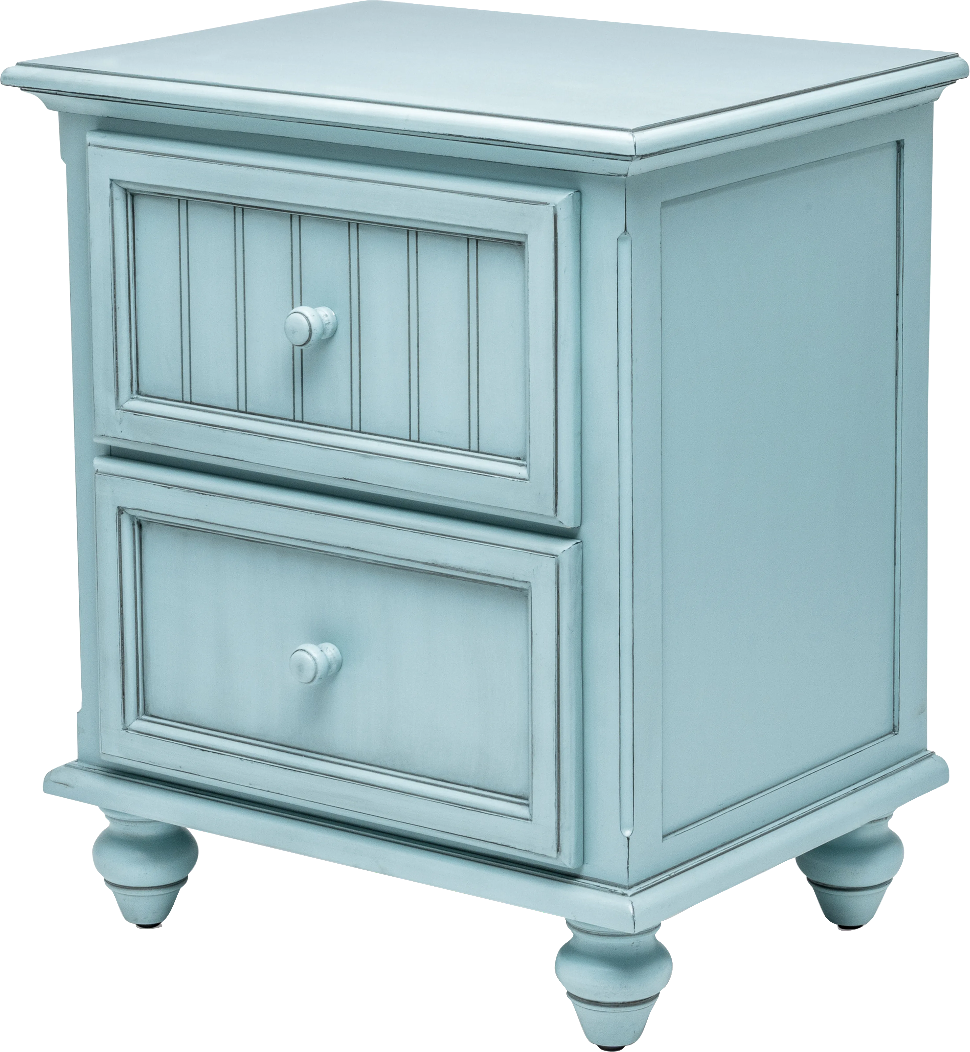 Aketi Blue Nightstand - Image 1