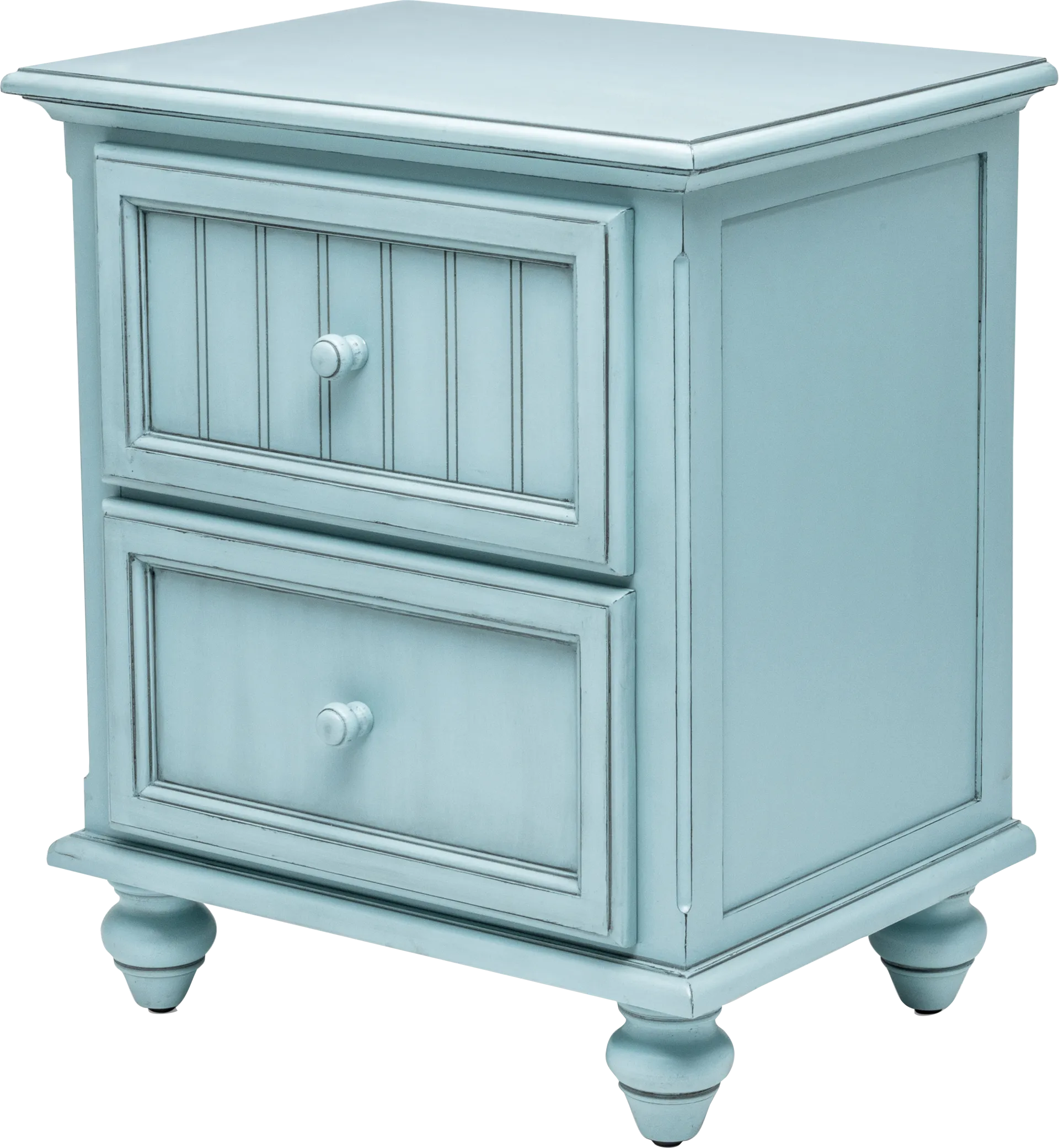 Aketi Blue Nightstand - Image 1