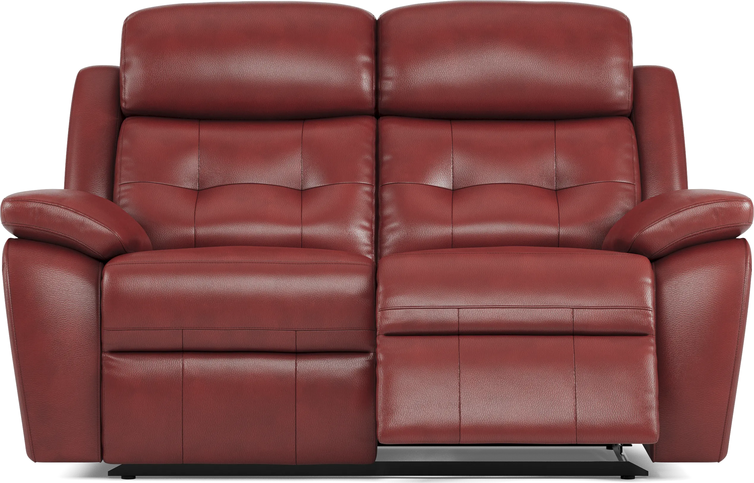 Antonin Red Leather 7 Pc Reclining Living Room - Thumbnail - Image 5