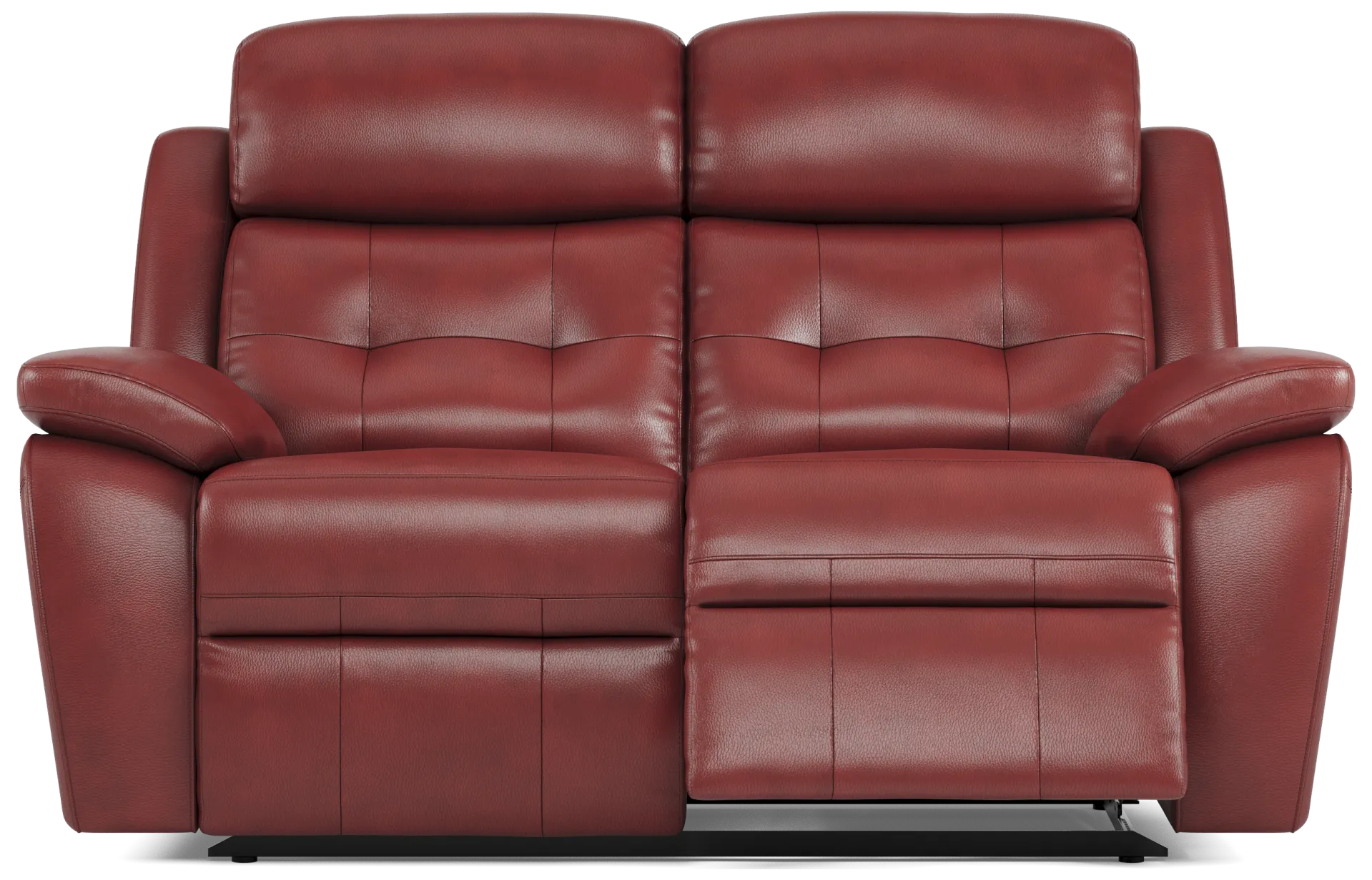 red reclining loveseat