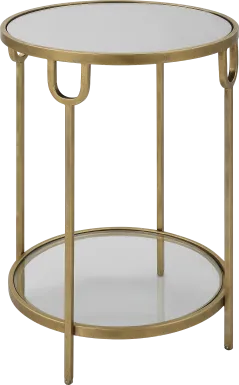 Eriska Gold Accent Table