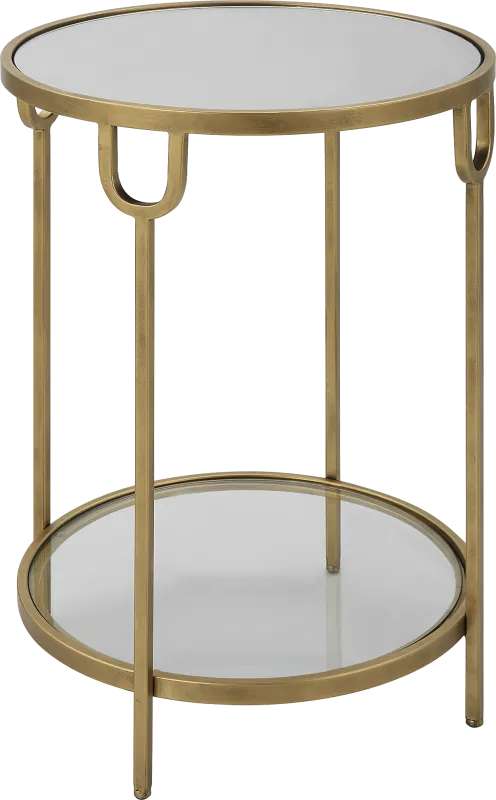 Eriska Gold Accent Table
