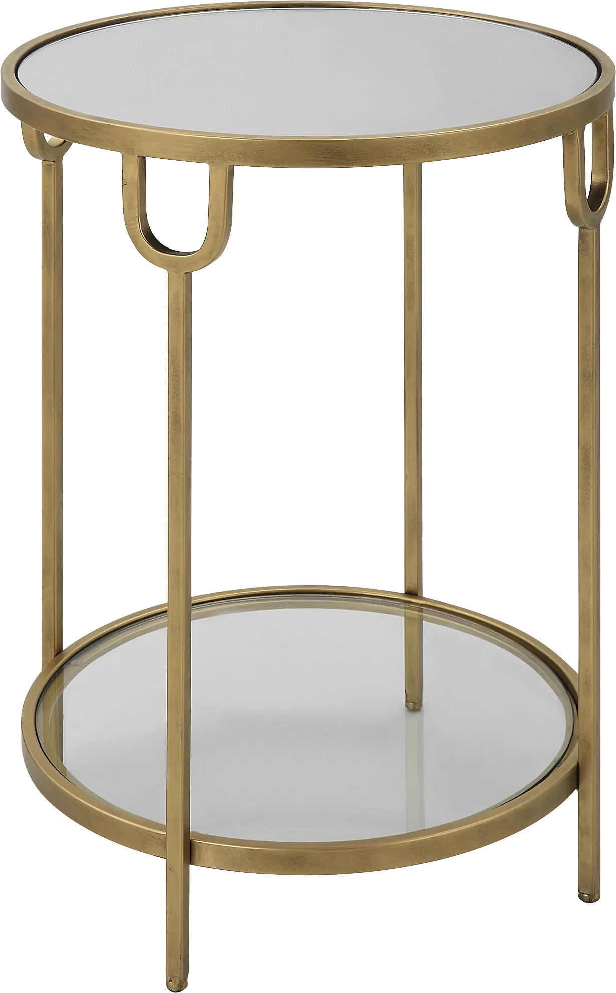 Eriska Gold Accent Table - Image 1