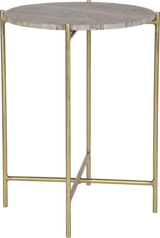 Beckhan Gold Accent Table