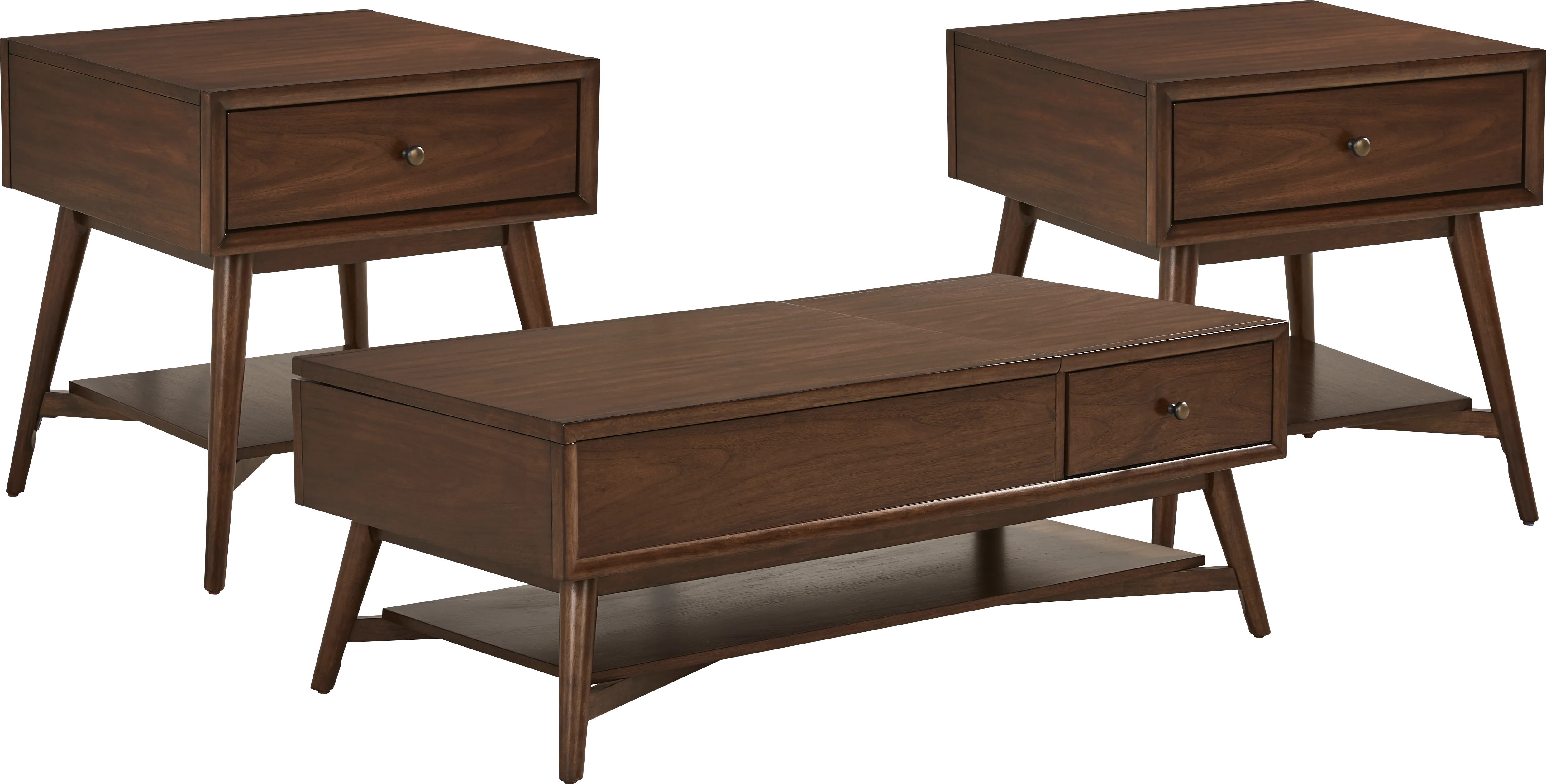 Copenhagen Lagoon 7 Pc Living Room with Gel Foam Sleeper Sofa - Thumbnail - Image 9