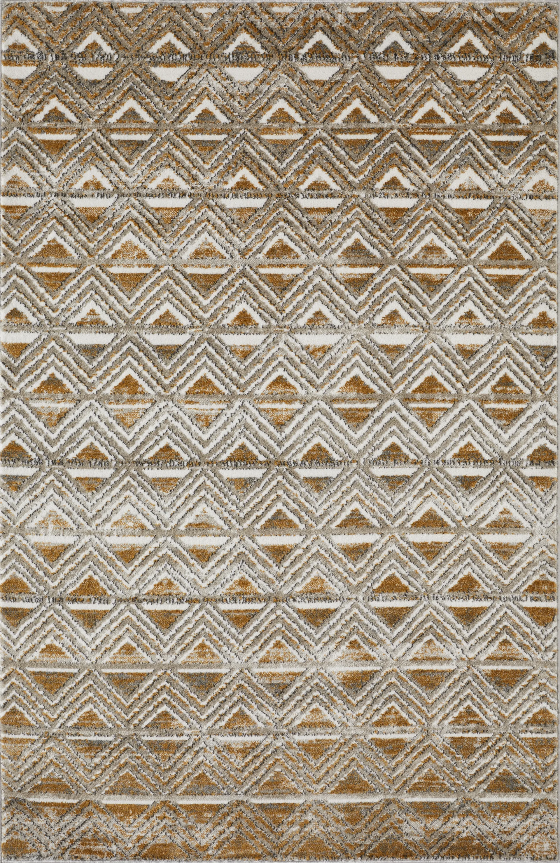 Alemza Beige 5'3 x 7'3 Area Rug - Image 1