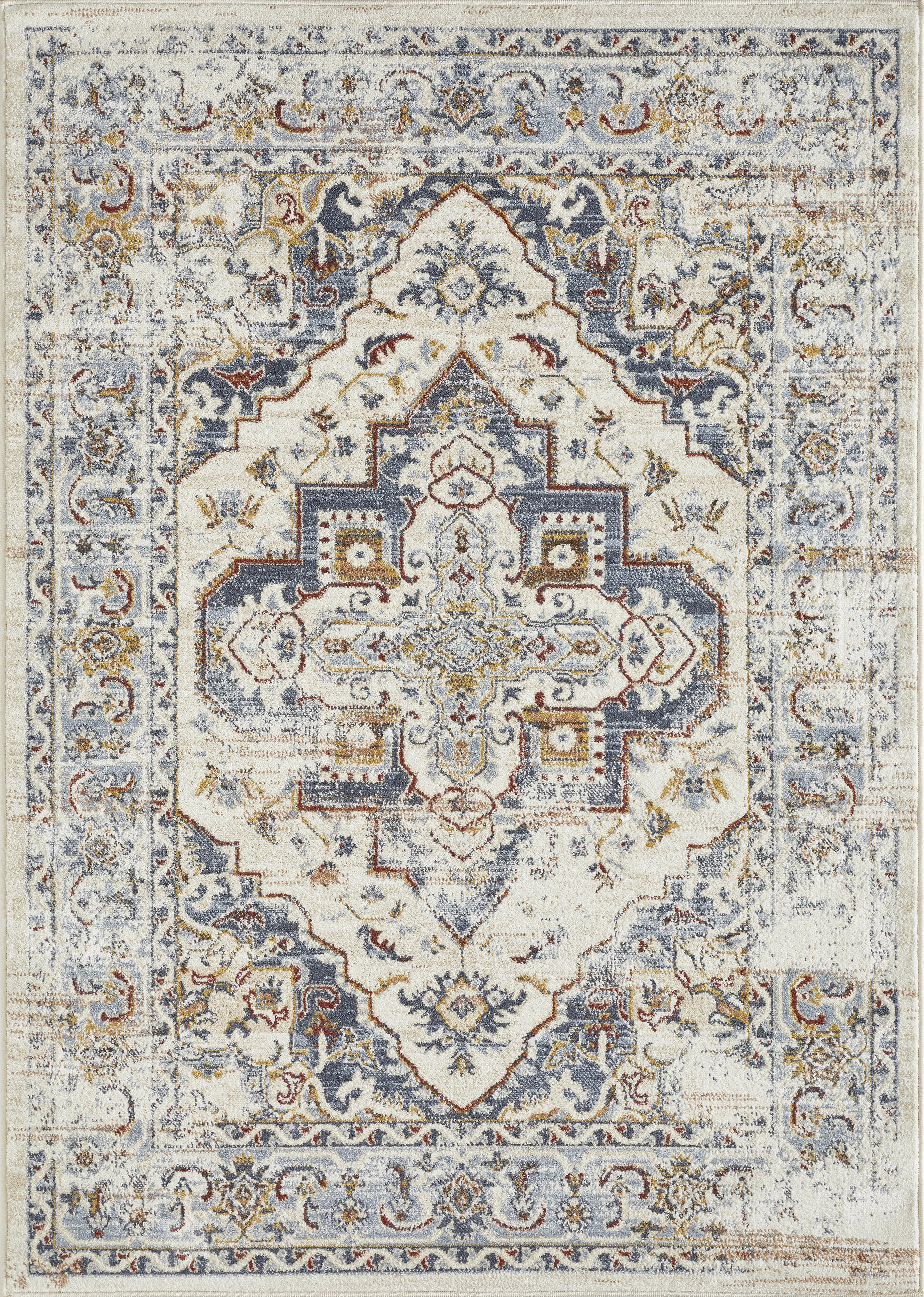 Bartleigh Cream 5'3 x 7'3 Area Rug - Thumbnail - Image 1